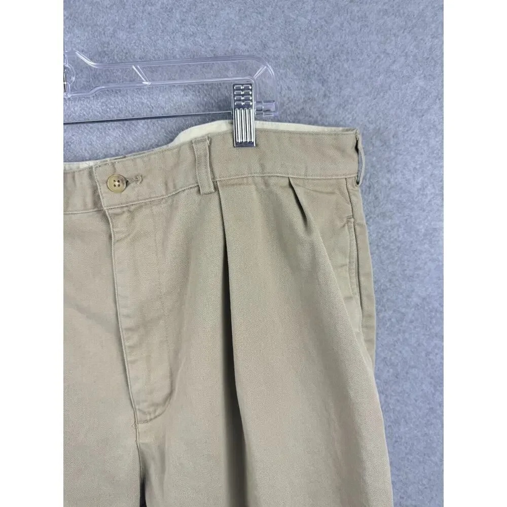 Polo Ralph Lauren‎ Pants Men's 38x30 Tan Classic Fit Chino Brown Measures 35x30